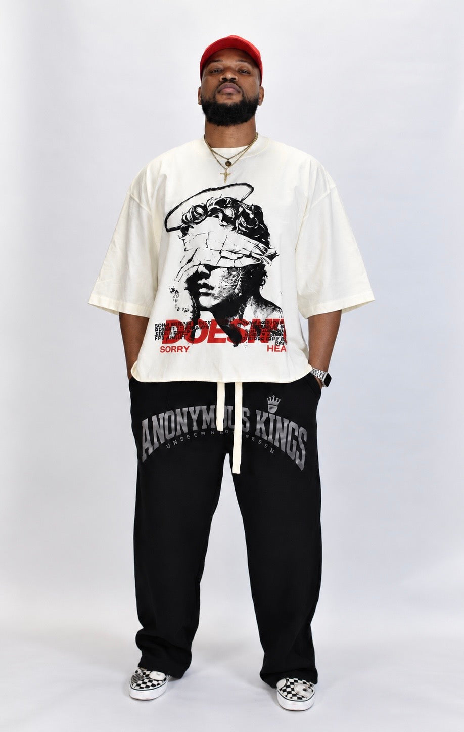 AK SORRY DOESN'T HEAL2 — OVERSIZED TEE