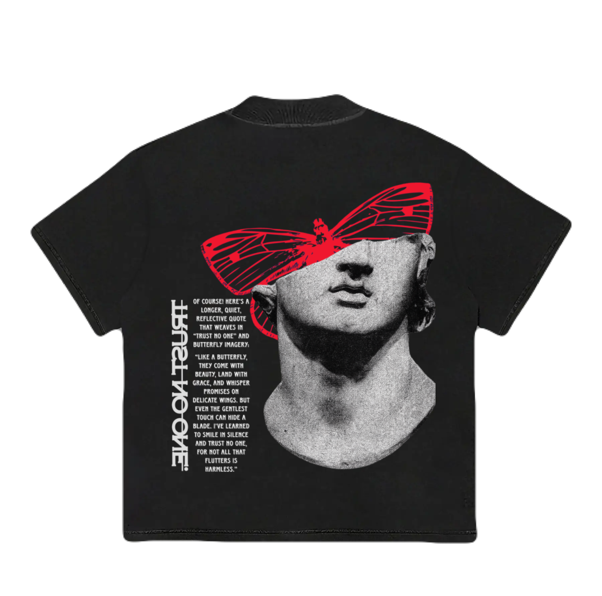 TRUST NO ONE | Black