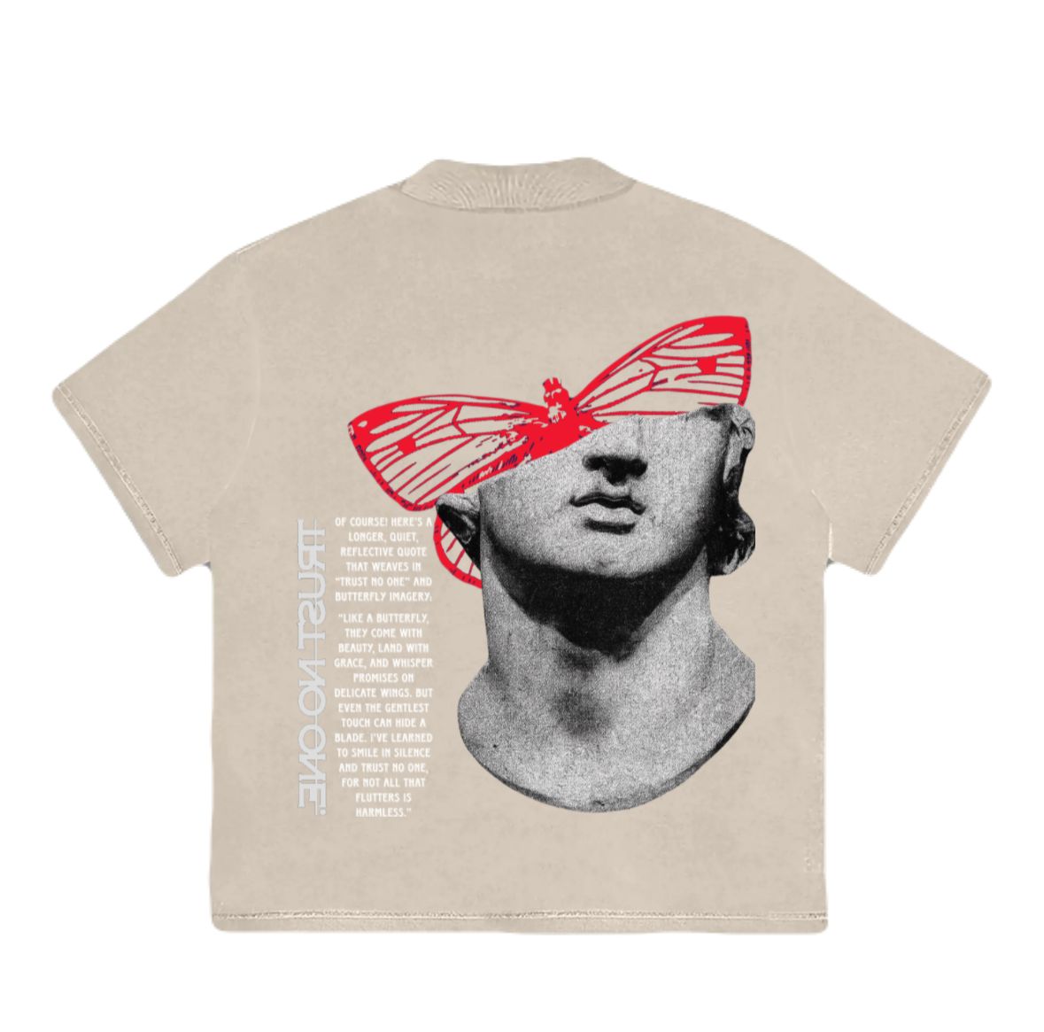 TRUST NO ONE | Beige