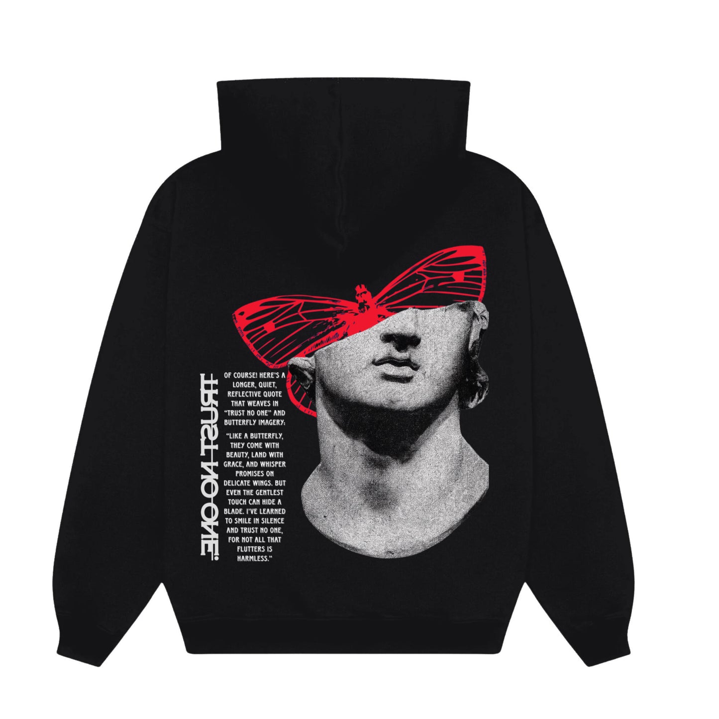 TRUST NO ONE | HOODIES | BLACK