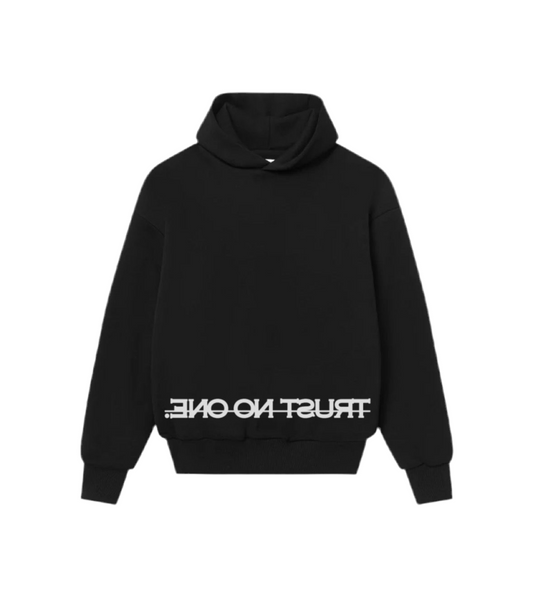 TRUST NO ONE | HOODIES | BLACK
