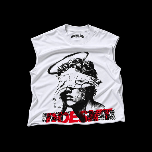 SORRY DOESN'T HEAL2 — CUT-OFF TEE
